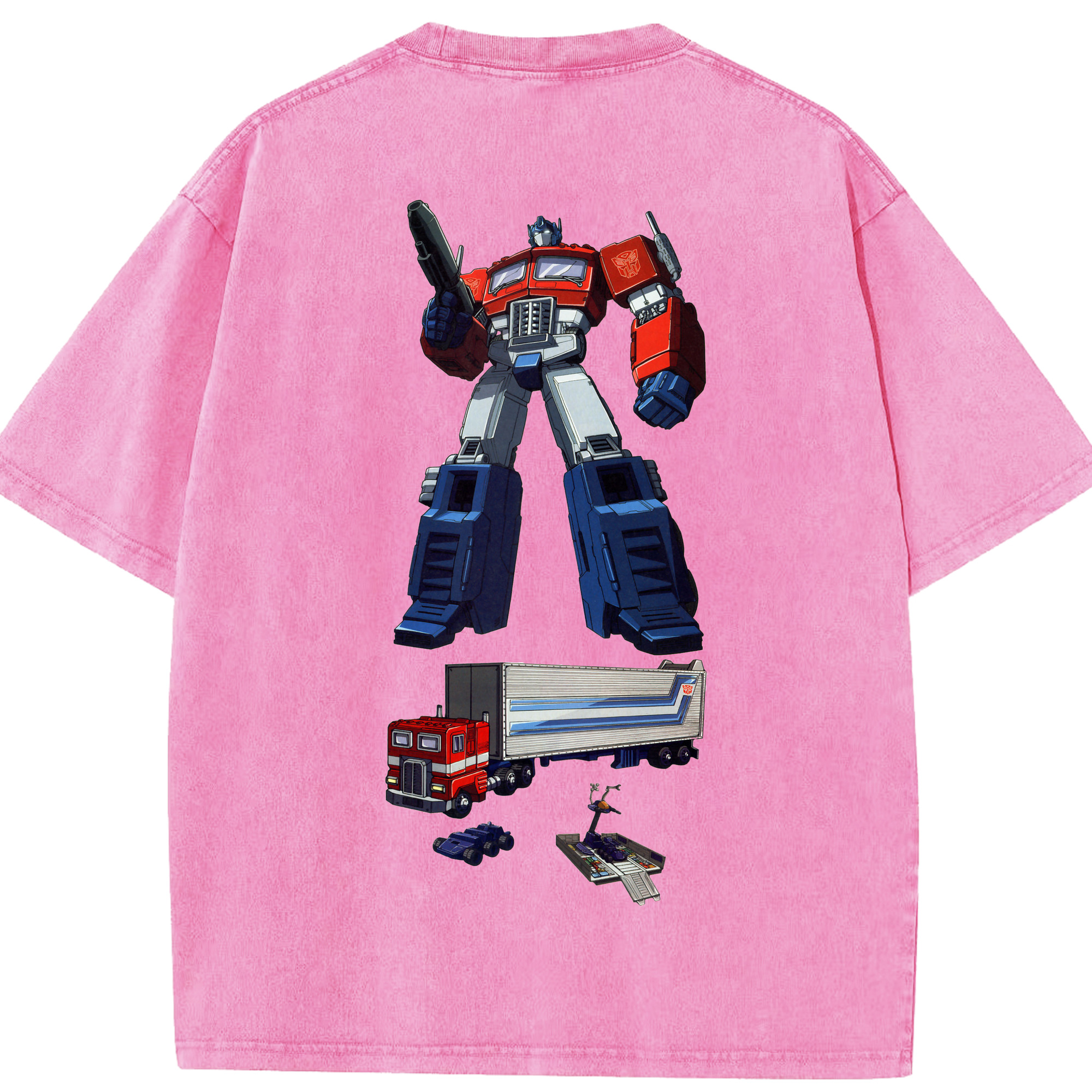 （画像用）  綿100% ヴィンテージ風 半袖Tシャツ（背面プリント）